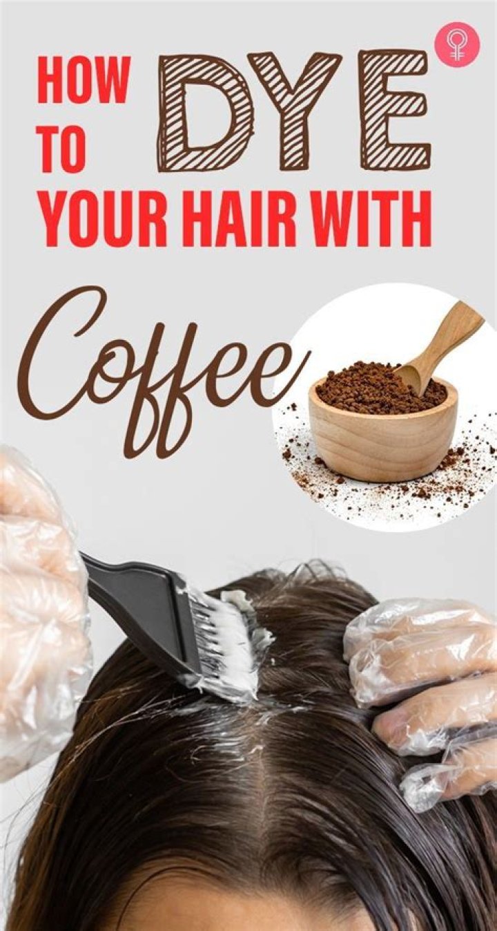 How do you dye hair with coffee?